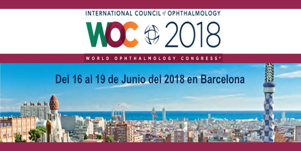 Congreso internacional de oftalmología WOC 2018 Barcelona